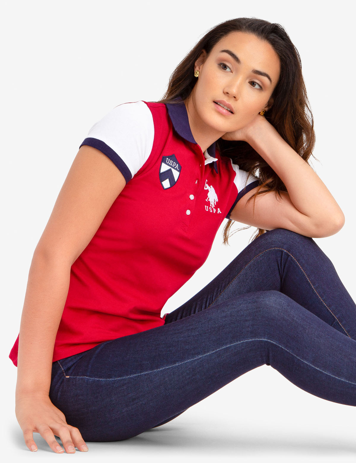 Colorblock Polo Shirt for Men | 100% Cotton USPA