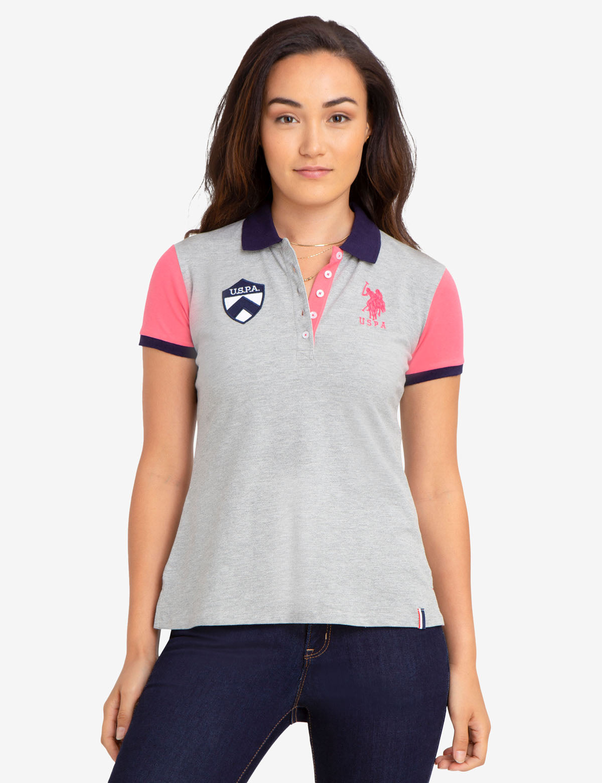 Colorblock Polo Shirt for Men | 100% Cotton USPA