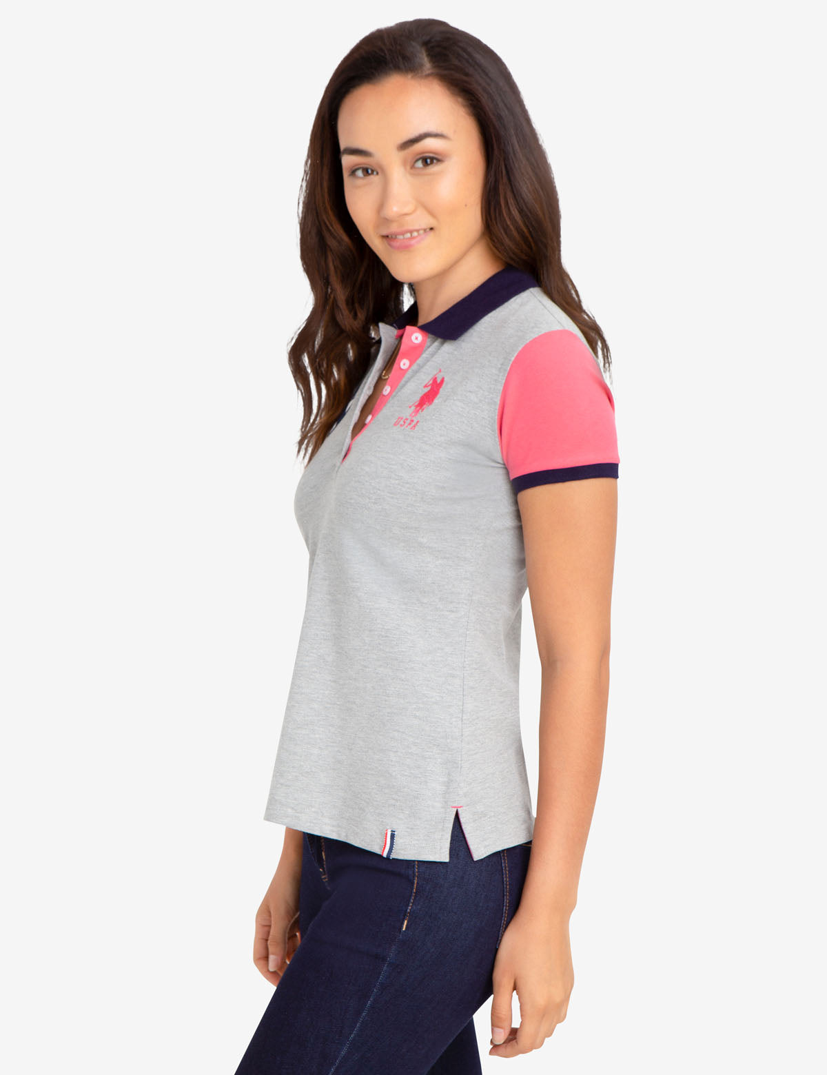 Colorblock Polo Shirt for Men | 100% Cotton USPA