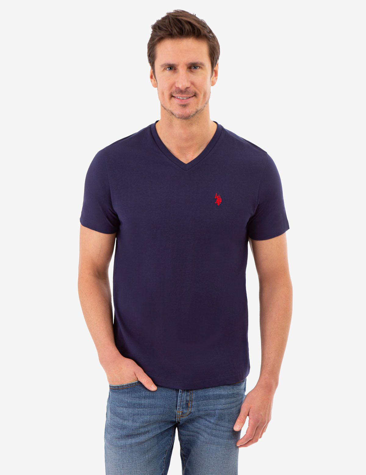 Classic V-Neck T-Shirt for Men & Women | Soft Cotton Tee
