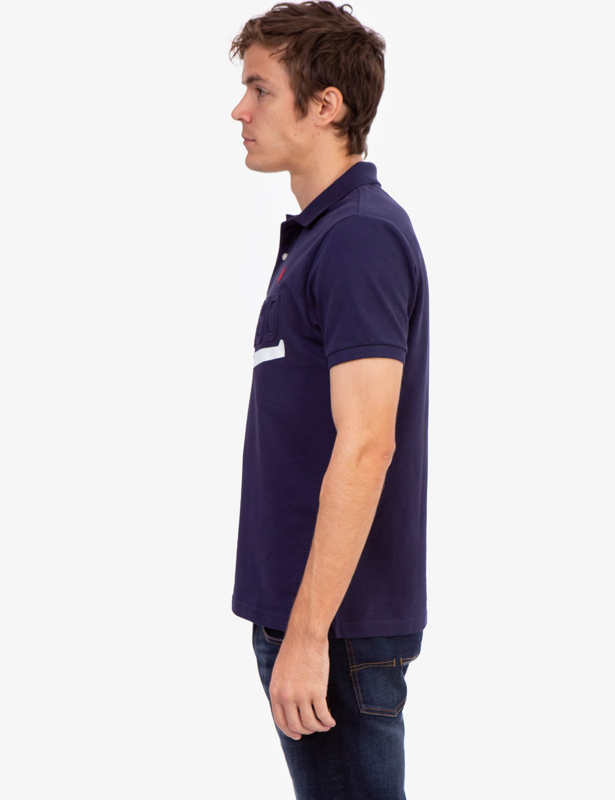Men's Graphic Pique Polo Shirt | USPA