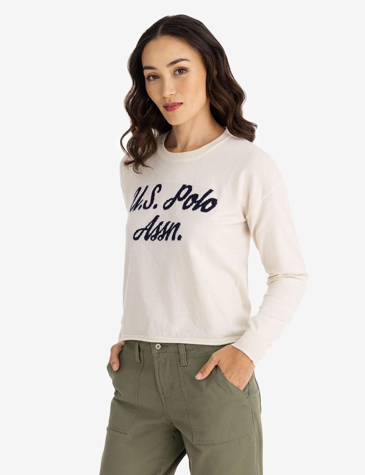 Intarsia Knit Sweater for Men & Women | USPA
