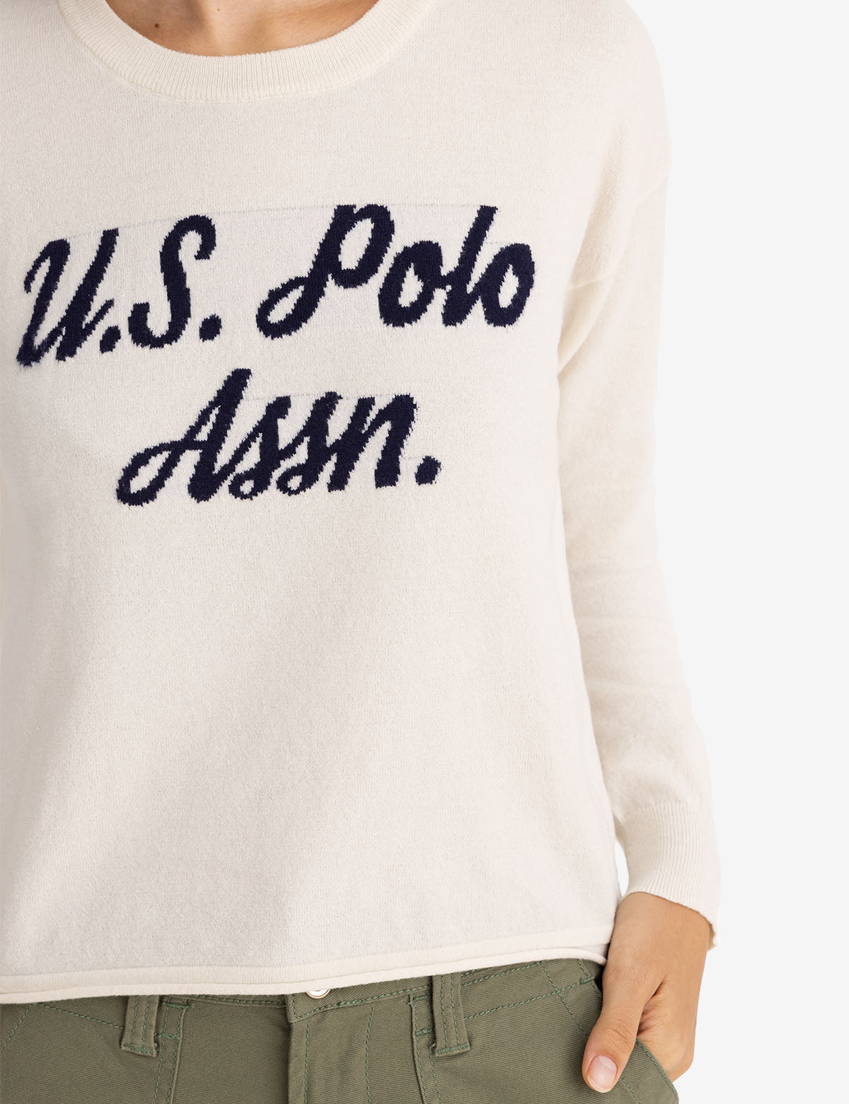 Intarsia Knit Sweater for Men & Women | USPA