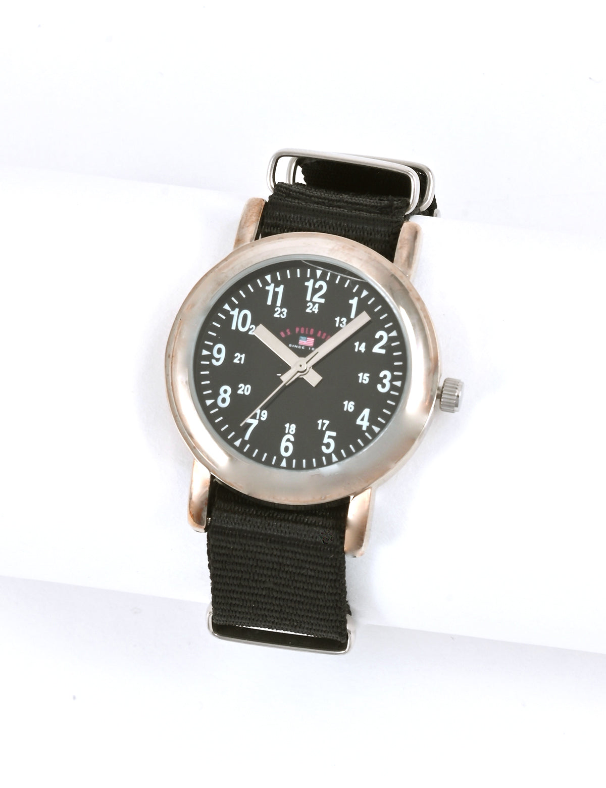 Black Nylon Strap Watch for Kids | USPA Junior