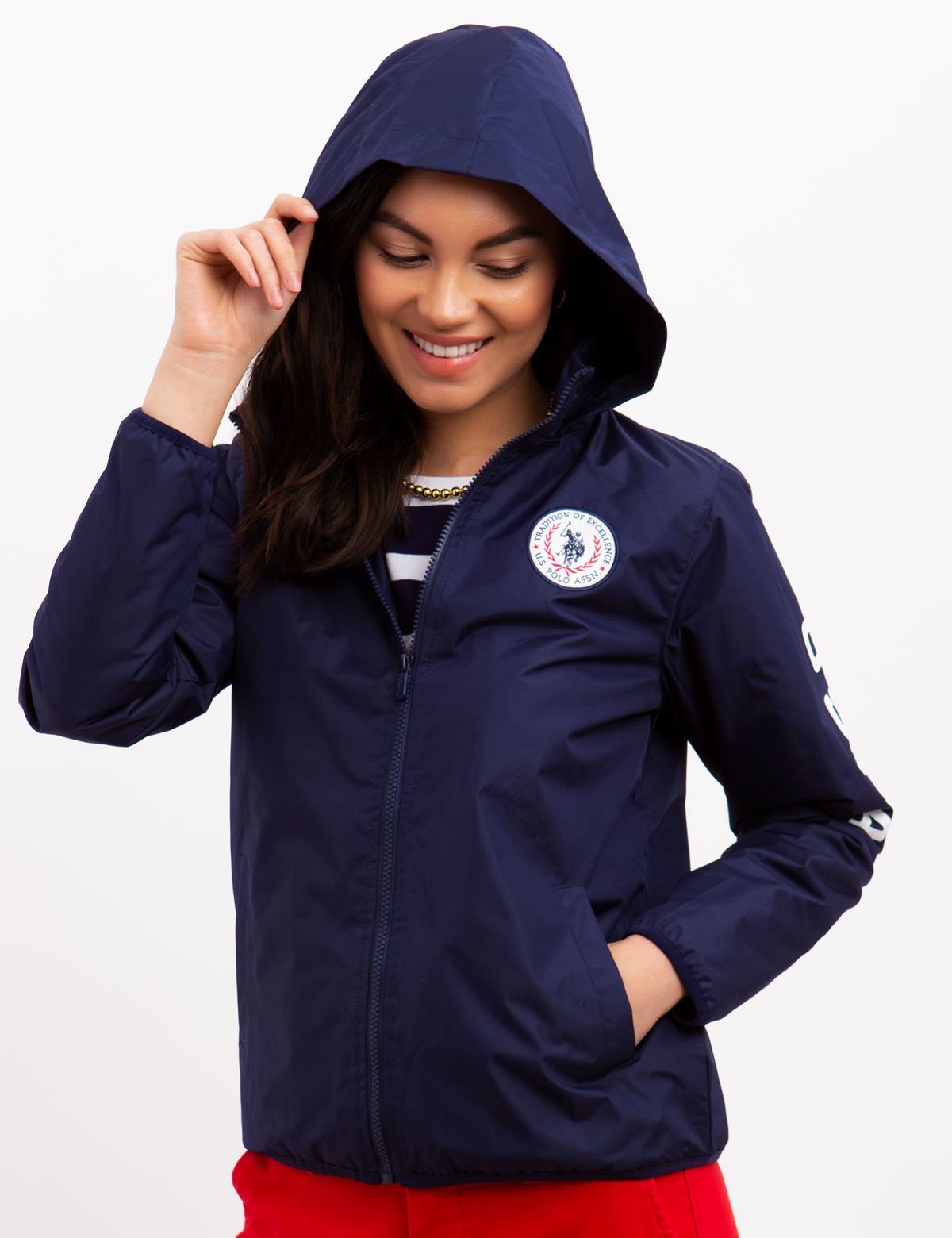 USPA Hooded Logo Jacket for Men | U.S. Polo Assn.