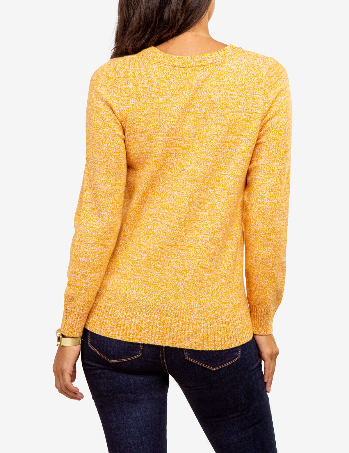 Marled Crew Neck Sweater for Men | USPA