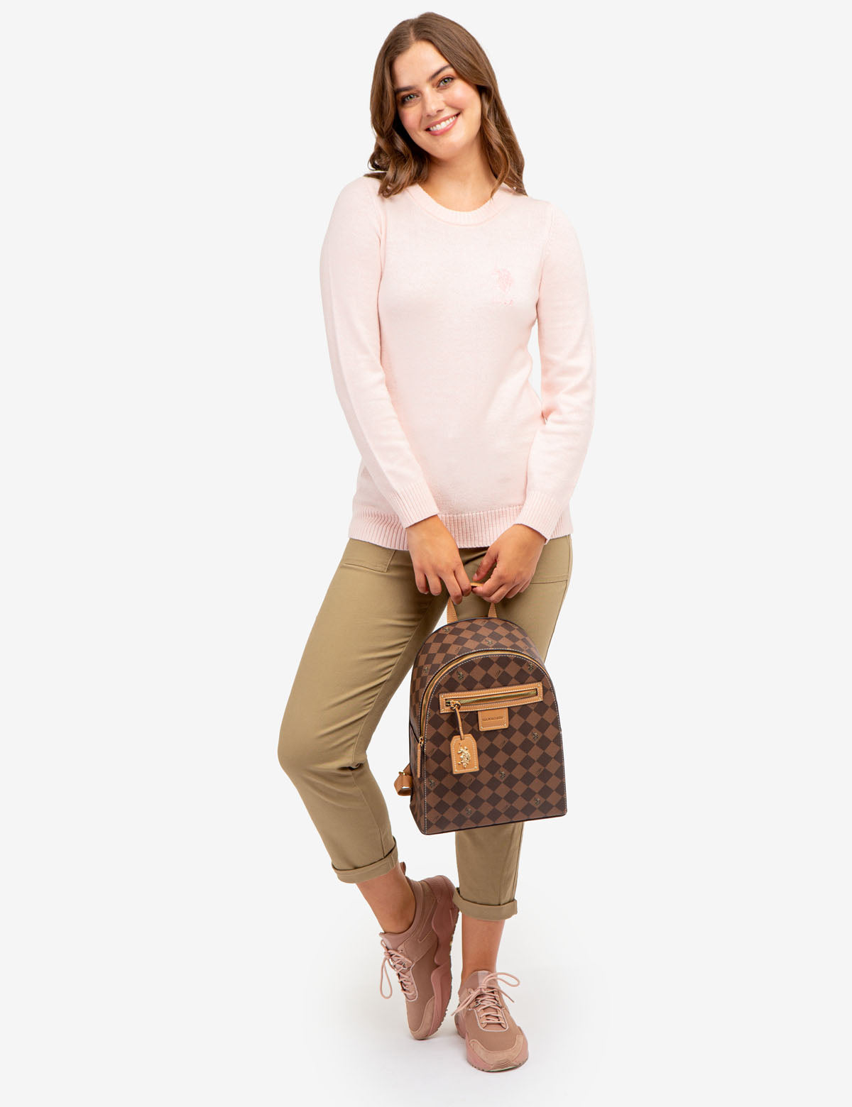 Marled Crew Neck Sweater for Men | USPA