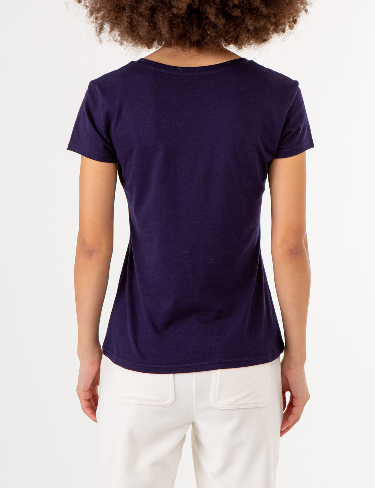 Men's V-Neck T-Shirt with Medallion Detail | USPA Collection