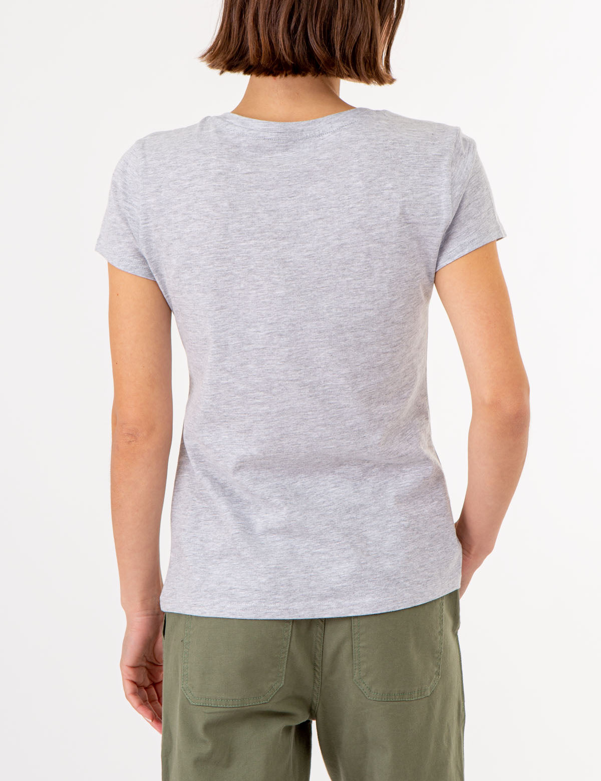 Men's V-Neck T-Shirt with Medallion Detail | USPA Collection