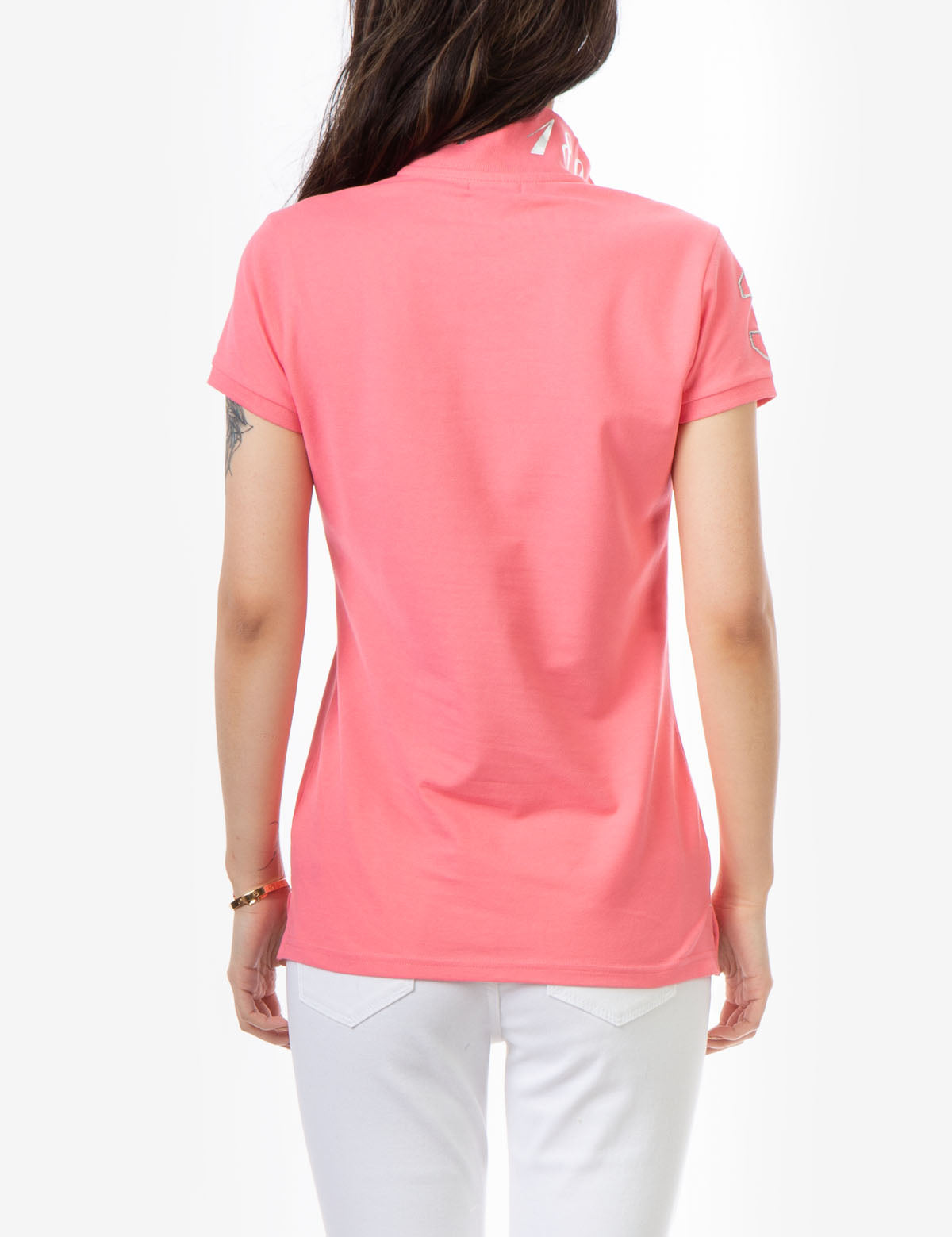 Metallic Print Polo Shirt for Men | USPA