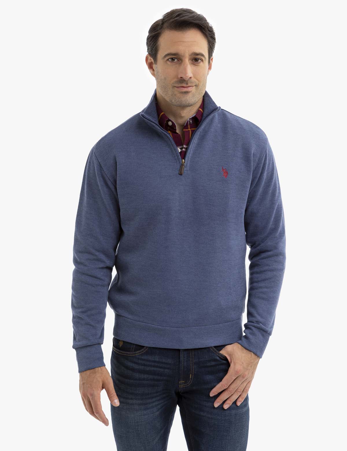 1/4 Zip Flatback Pullover for Men & Women | Lightweight & Comfortable