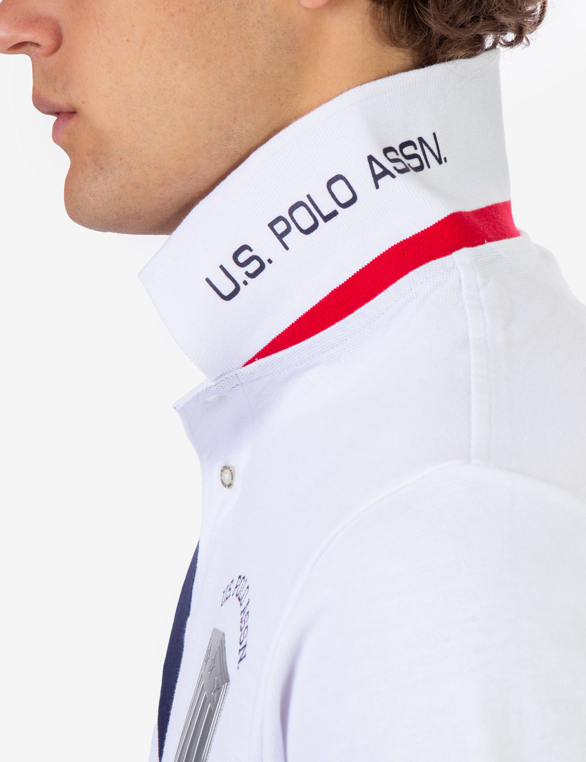 Men's Pique Polo Shirt with Contrast Placket & Rib Cuffs | USPA