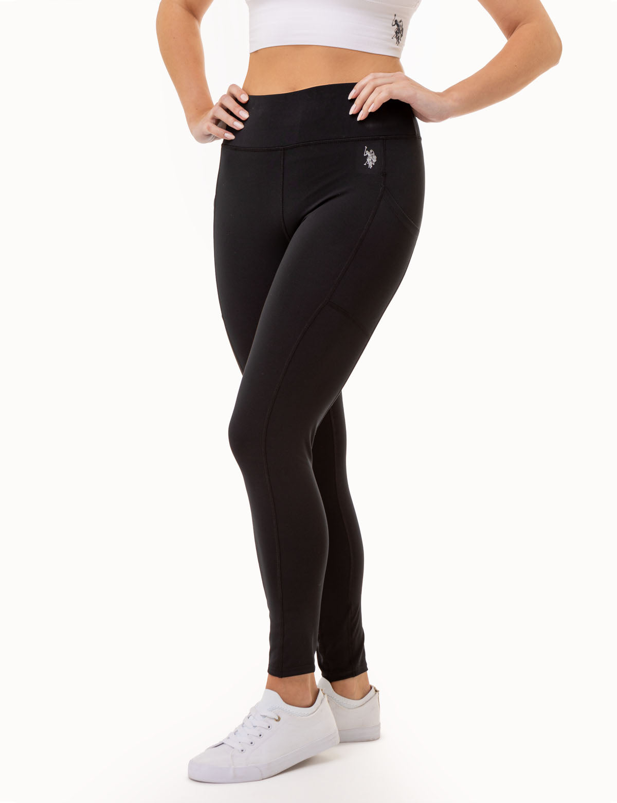High Waisted Essential Leggings for Workouts & Yoga | USPA Sport