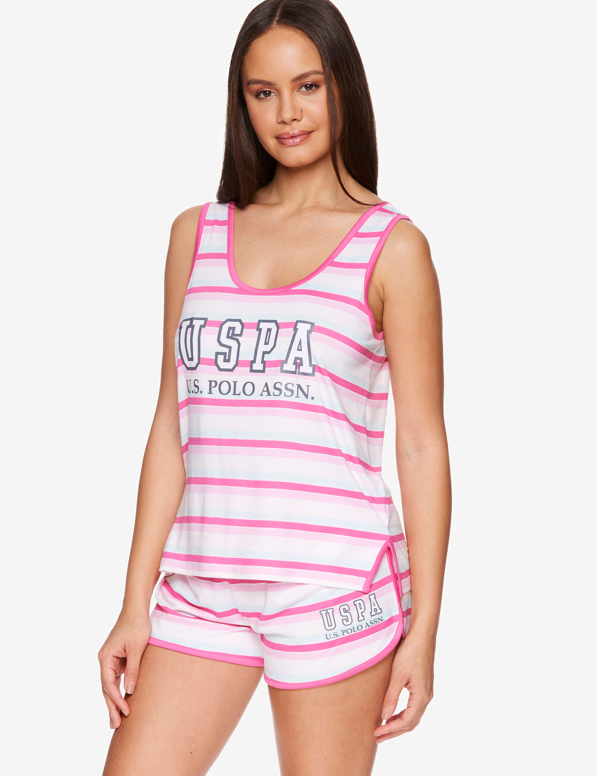 Striped Sleepwear Short Set for Men & Women | USPA