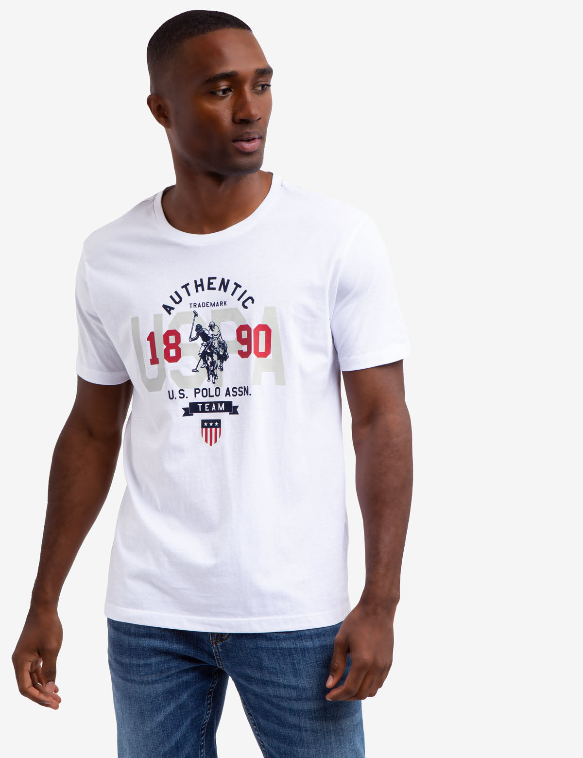 Graphic Print T-Shirt for Men | USPA Team Collection