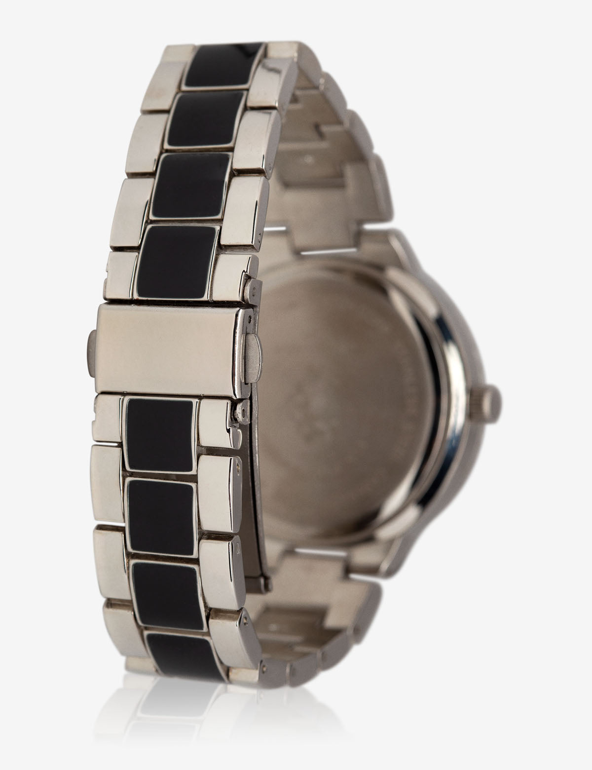 Women's Black & Silver Tone Watch with Adjustable Strap | USPA