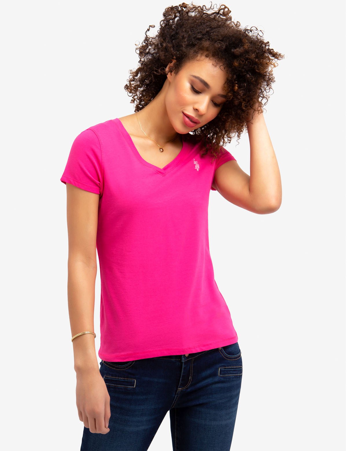 Classic V-Neck T-Shirt for Layering & Everyday Wear | Multiple Colors