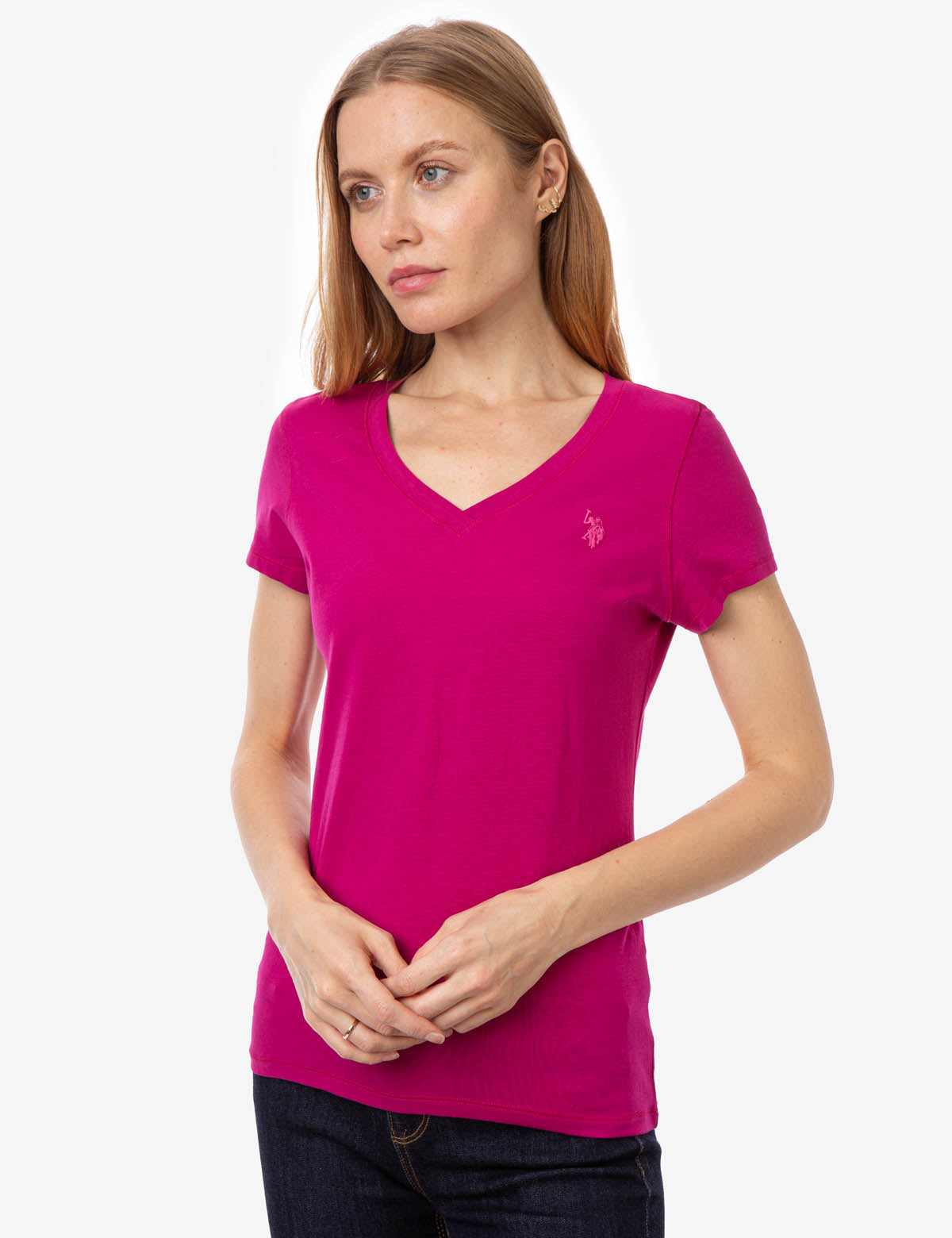 Classic V-Neck T-Shirt for Layering & Everyday Wear | Multiple Colors