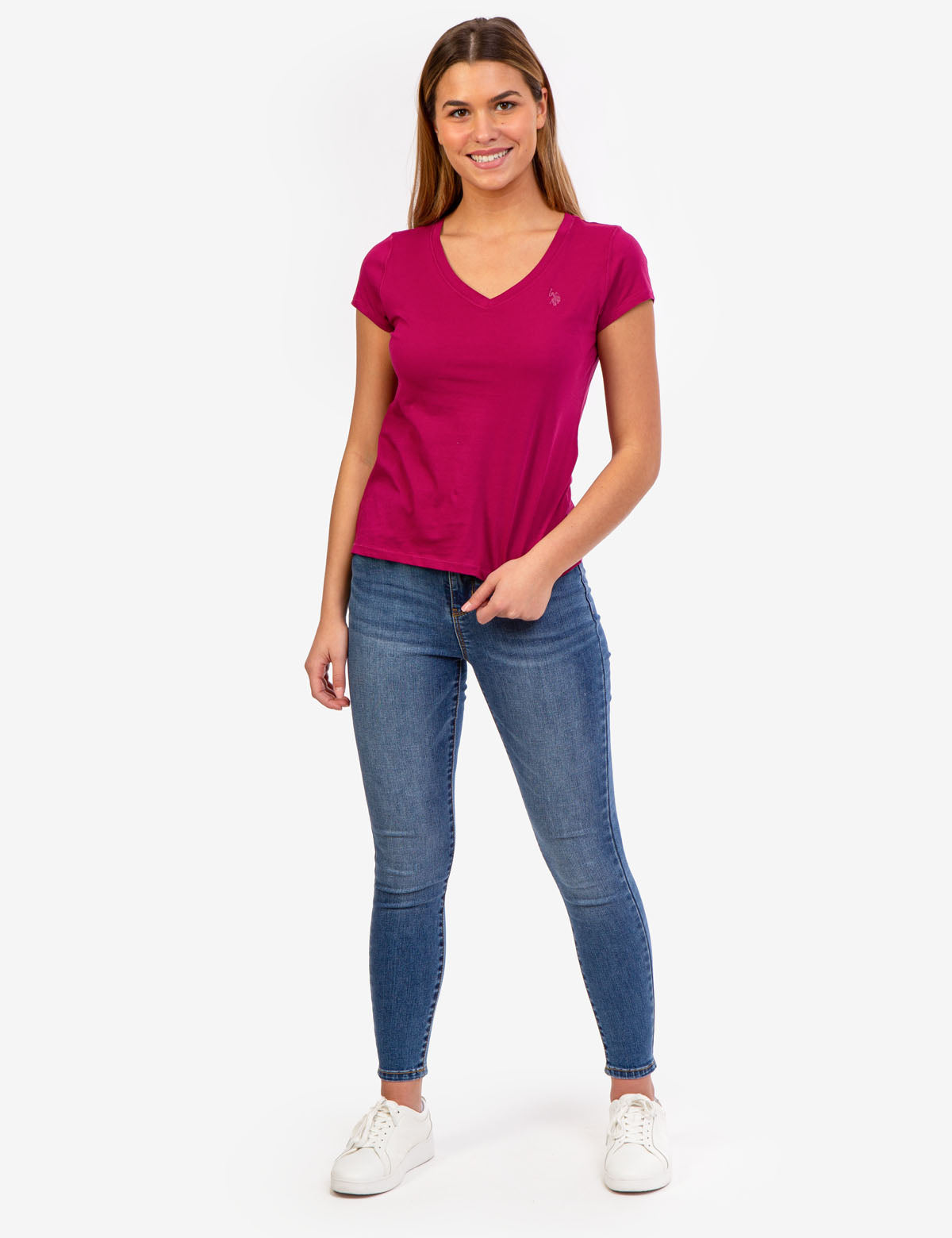 Classic V-Neck T-Shirt for Layering & Everyday Wear | Multiple Colors