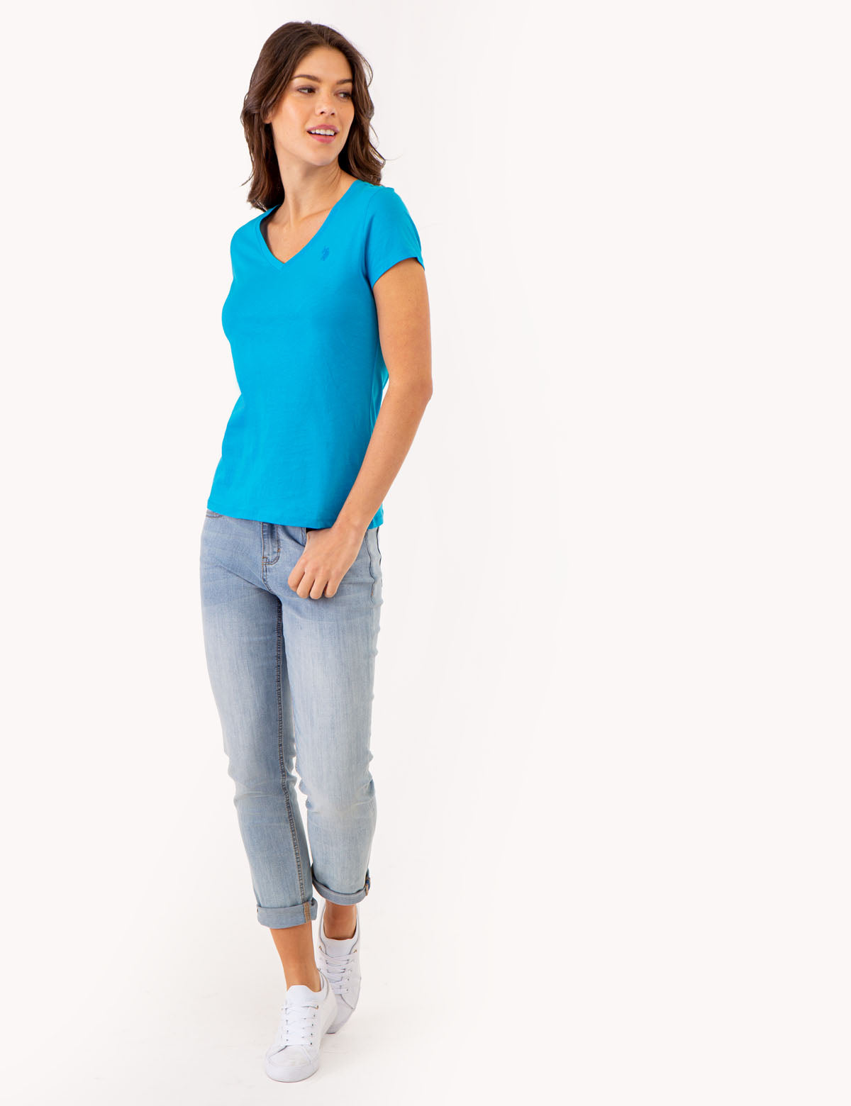 Classic V-Neck T-Shirt for Layering & Everyday Wear | Multiple Colors