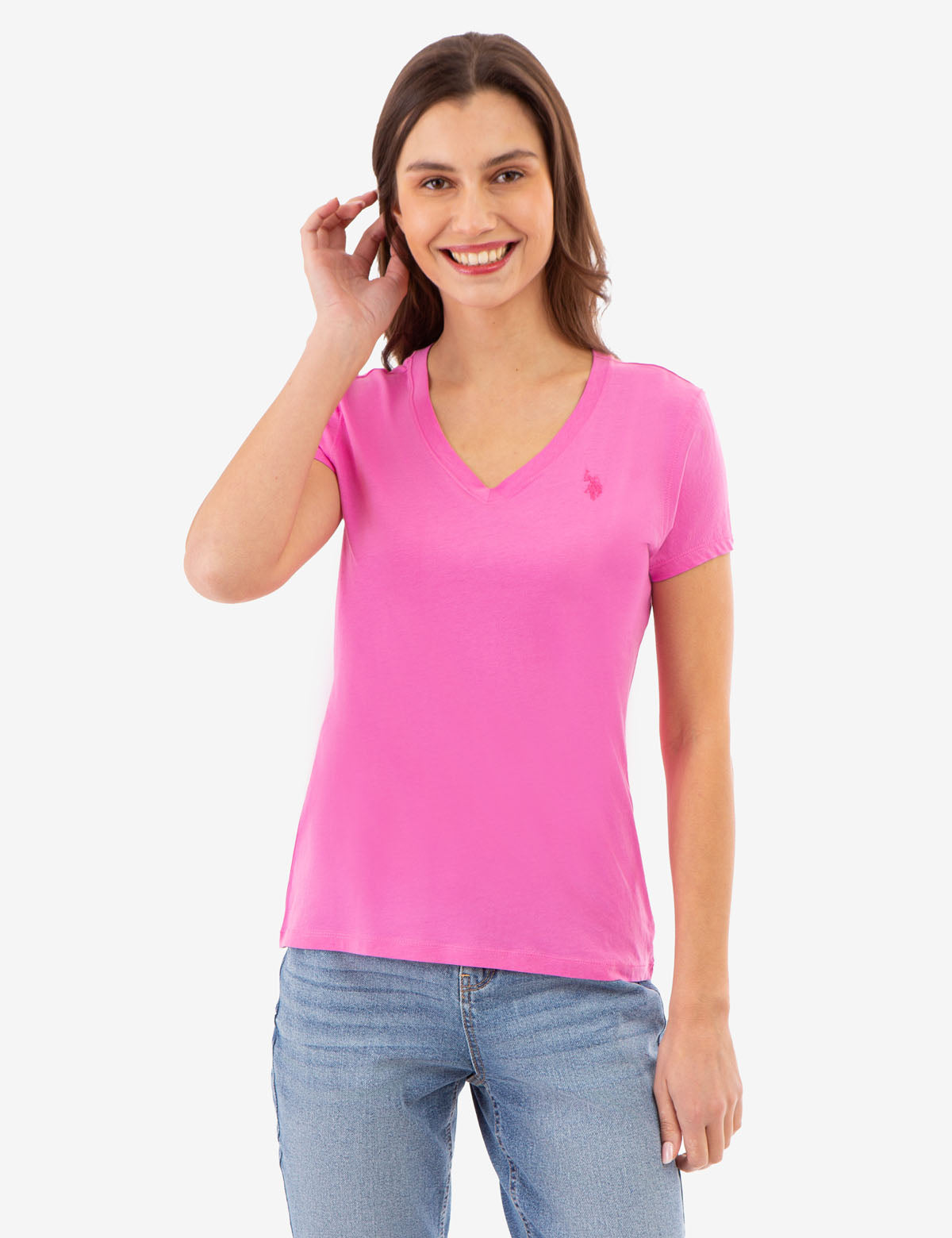 Classic V-Neck T-Shirt for Layering & Everyday Wear | Multiple Colors