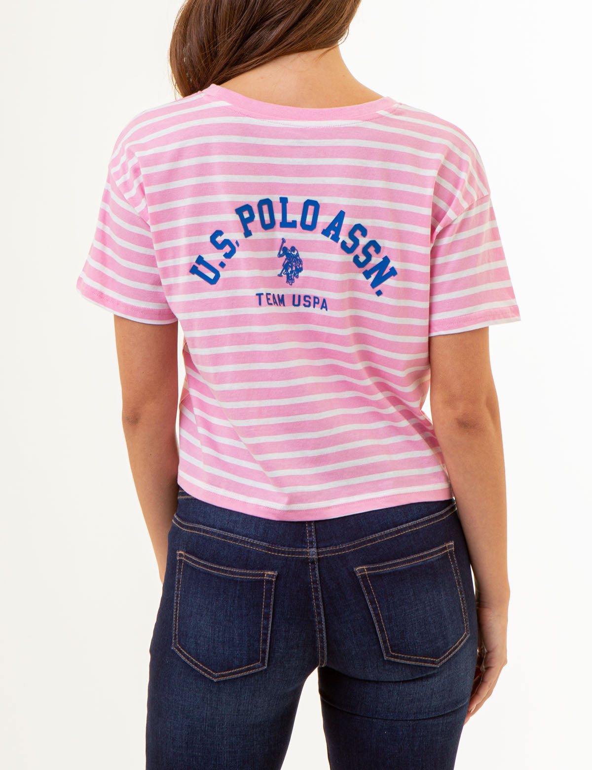 Varsity Dual Stripe Ringer T-Shirt for Men & Women | Casual Crewneck Tee