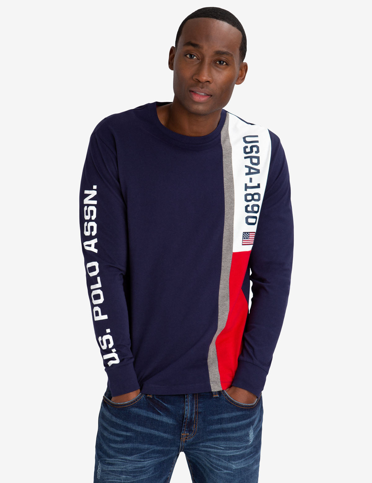 Vertical Stripe Long Sleeve T-Shirt for Men & Women | Casual Comfort
