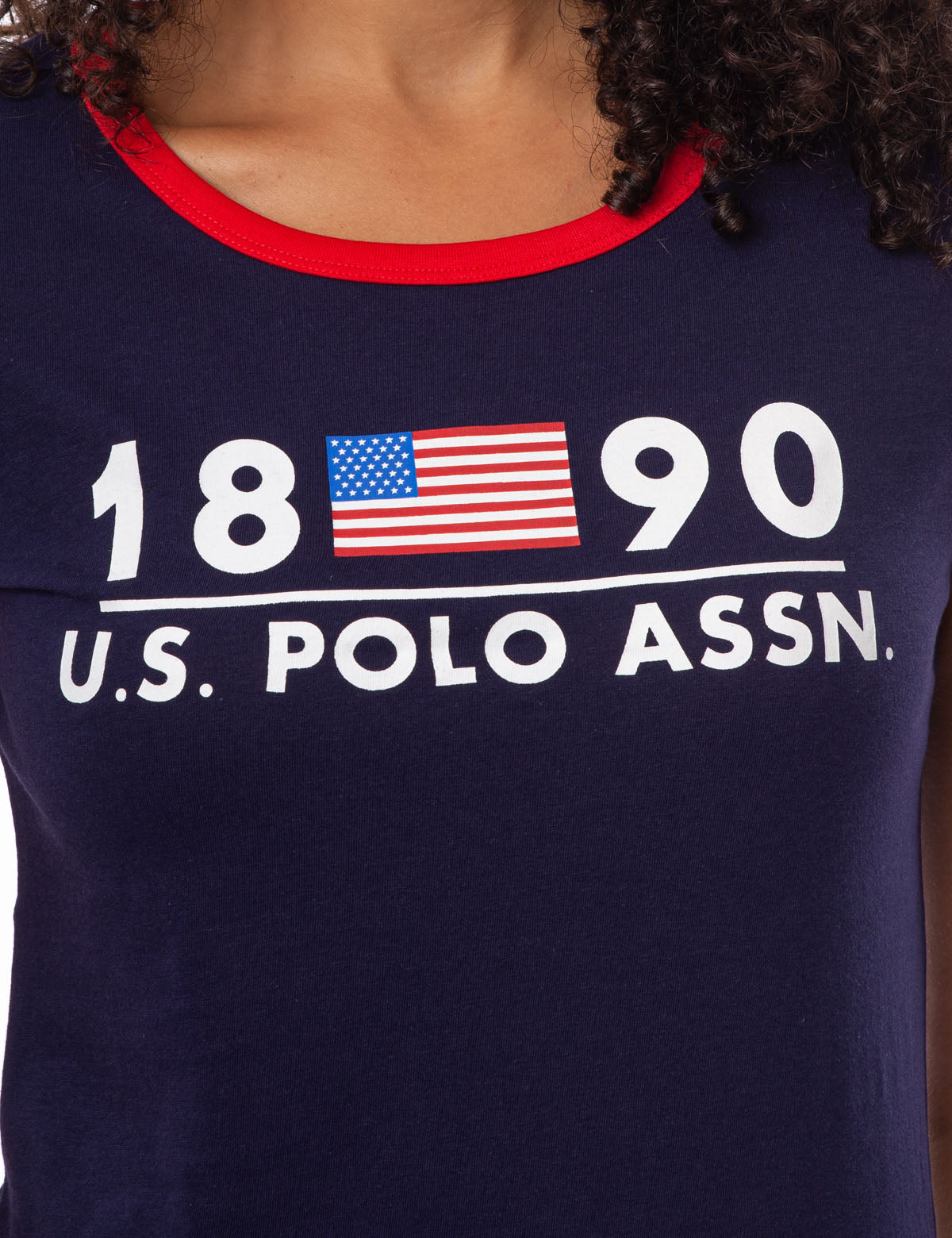 1890 Flag Graphic T-Shirt with Contrast Trim | U.S. Polo Assn.