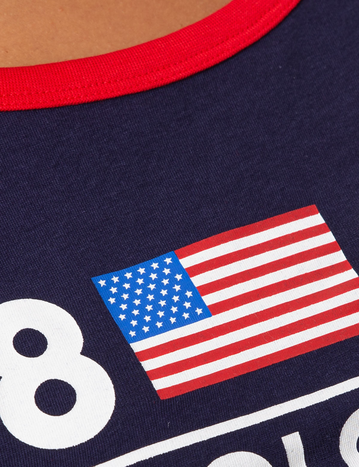 1890 Flag Graphic T-Shirt with Contrast Trim | U.S. Polo Assn.