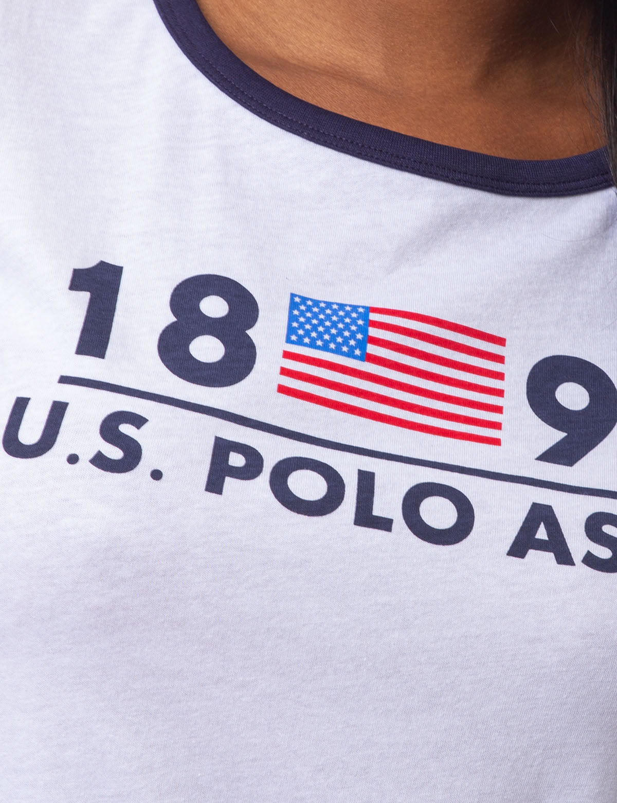 1890 Flag Graphic T-Shirt with Contrast Trim | U.S. Polo Assn.