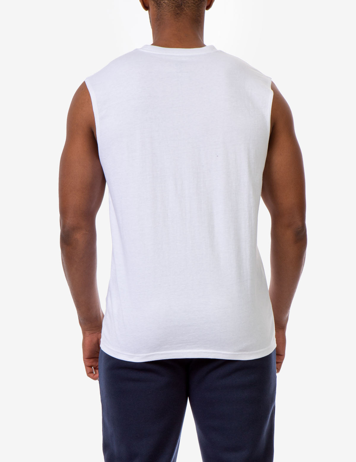 Muscle Tank with U.S. POLO ASSN. Lettering | Sleeveless Crew Neck