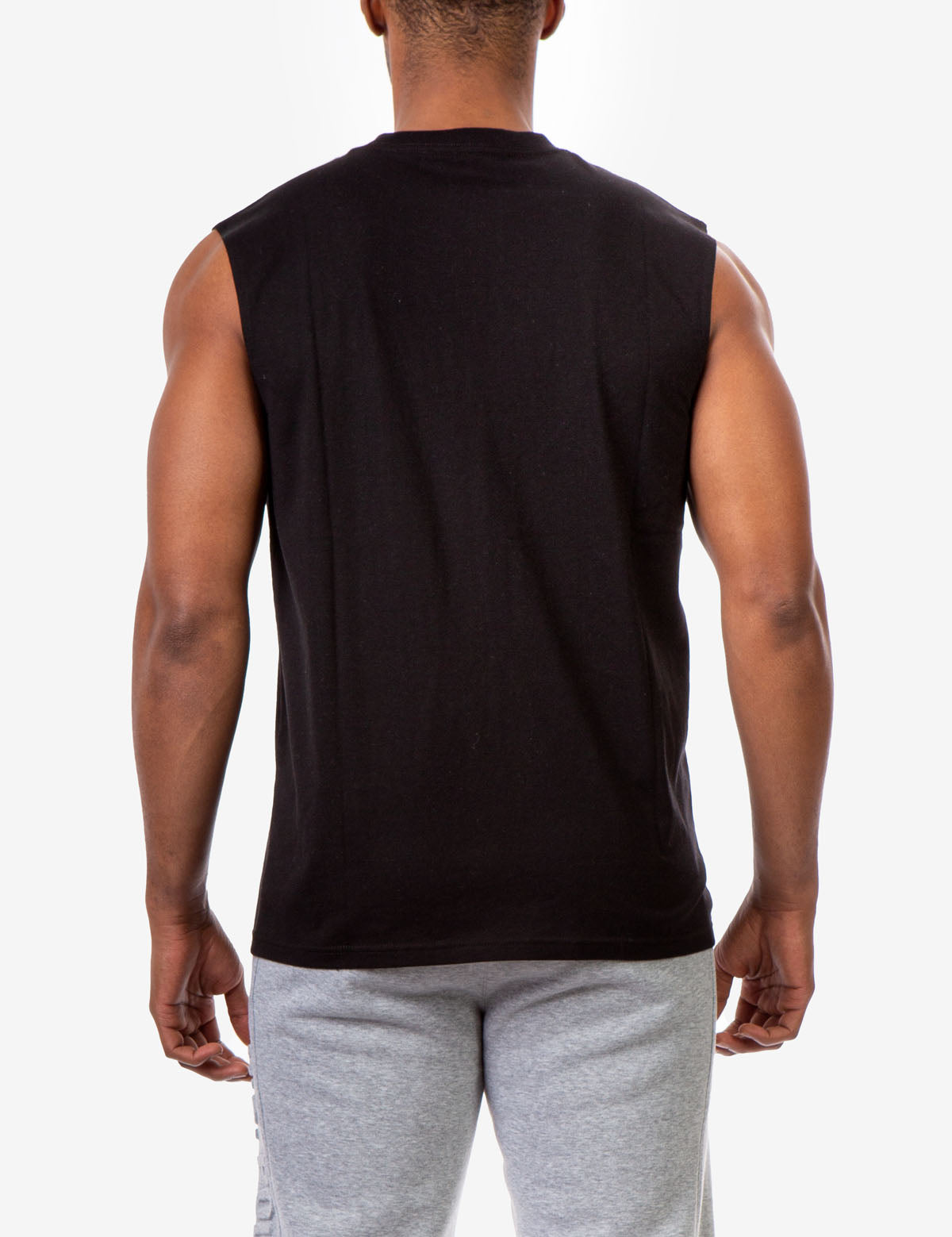 Muscle Tank with U.S. POLO ASSN. Lettering | Sleeveless Crew Neck