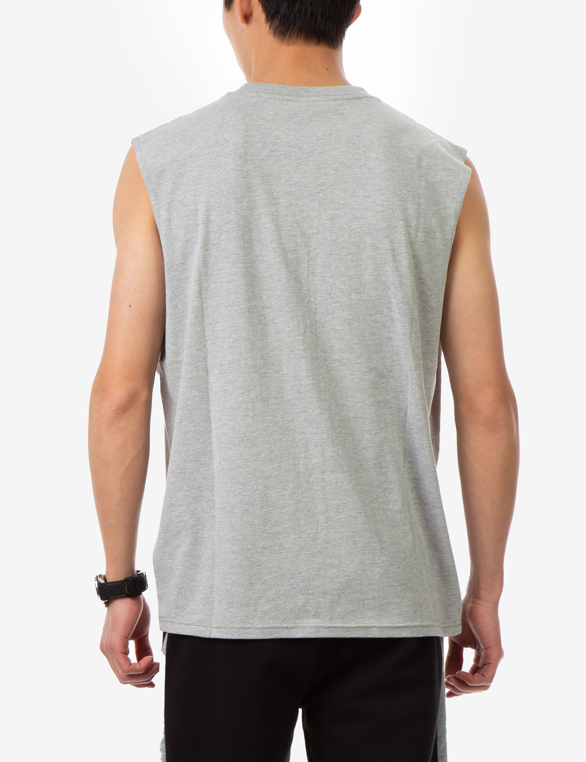 Muscle Tank with U.S. POLO ASSN. Lettering | Sleeveless Crew Neck