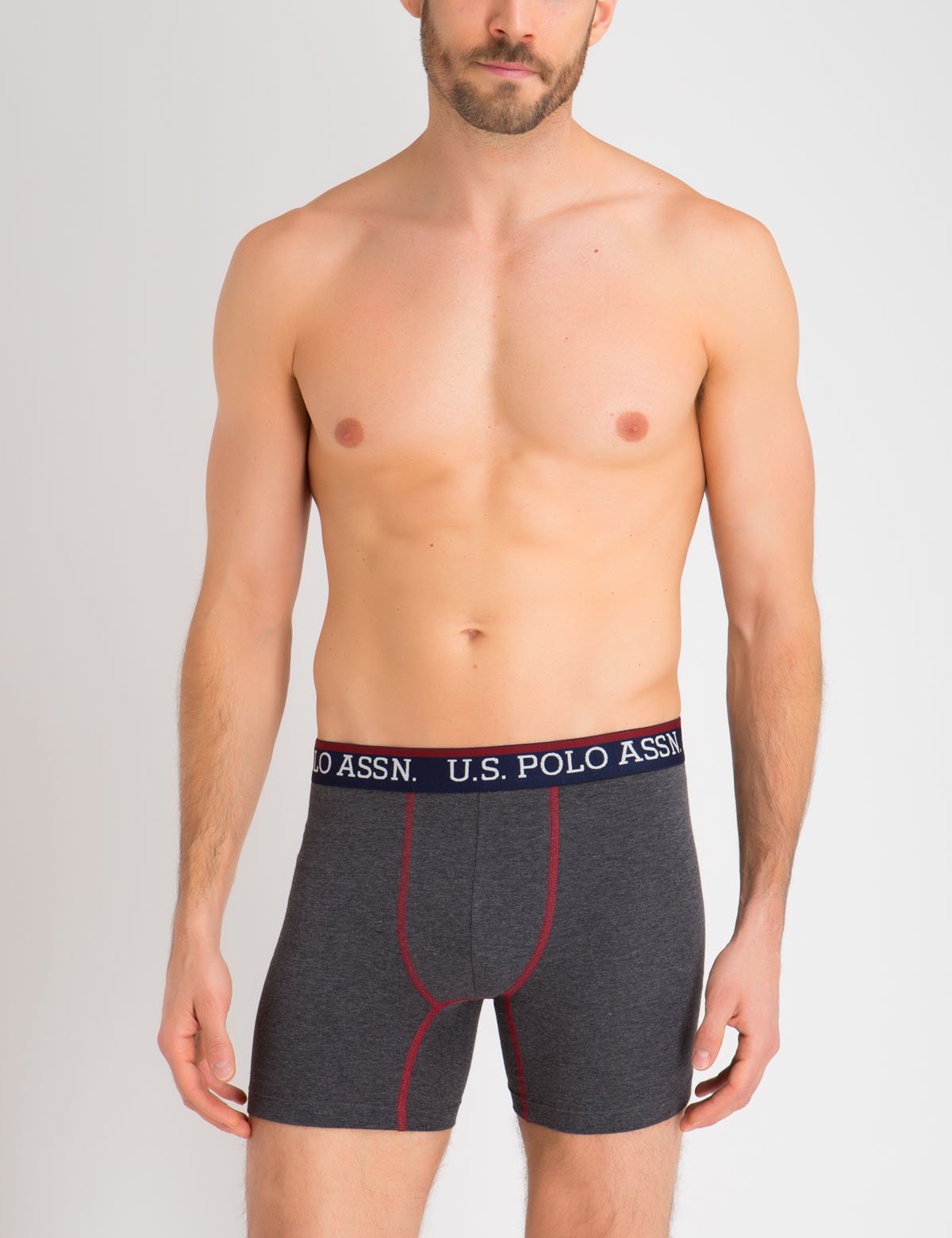 Men's Cotton Boxer Briefs 2-Pack with Elastic Waistband | U.S. Polo Assn.