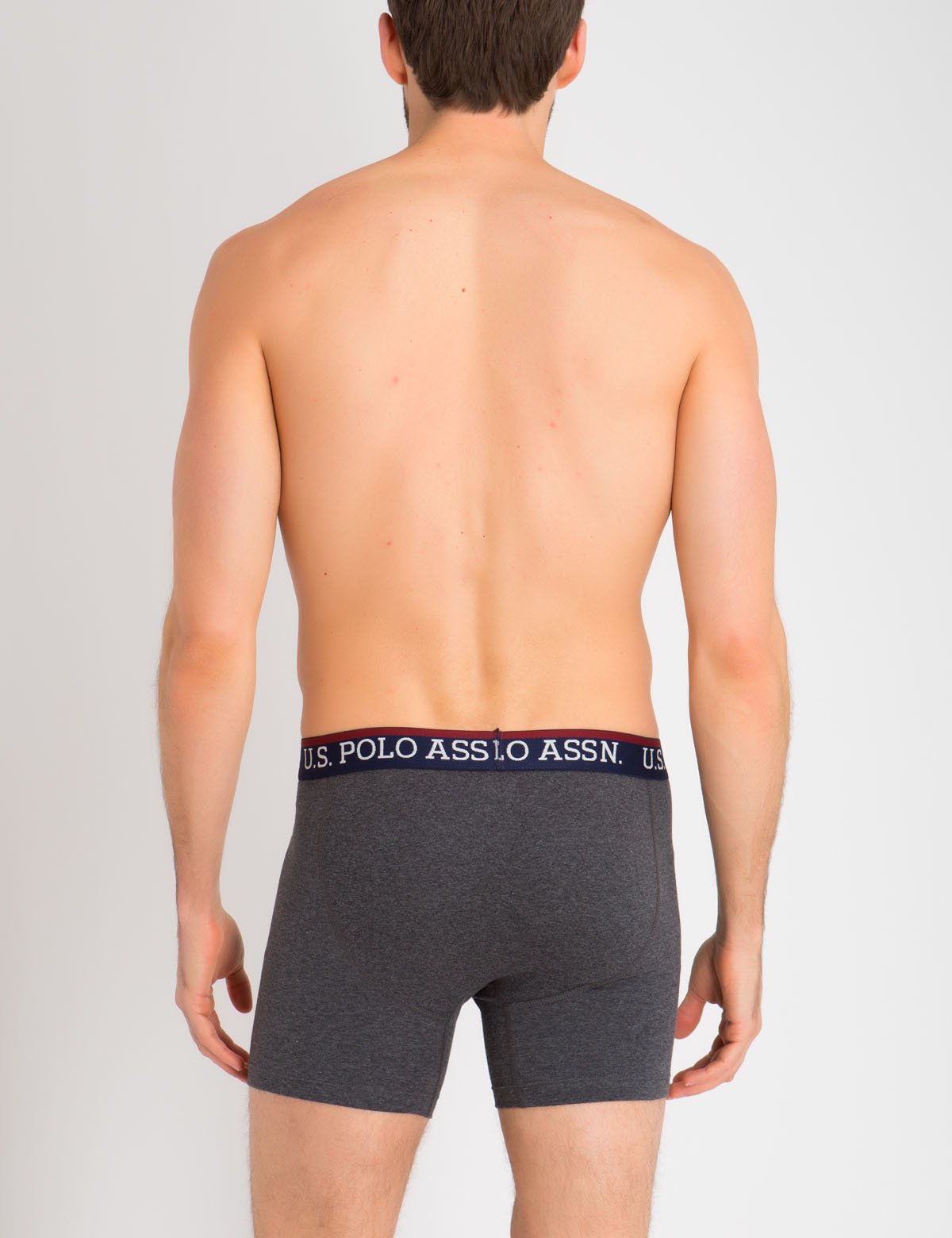 Men's Cotton Boxer Briefs 2-Pack with Elastic Waistband | U.S. Polo Assn.