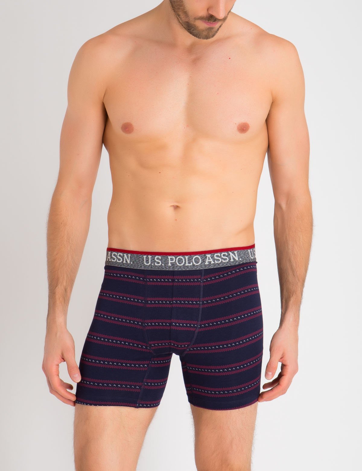 Men's Cotton Boxer Briefs 2-Pack with Elastic Waistband | U.S. Polo Assn.