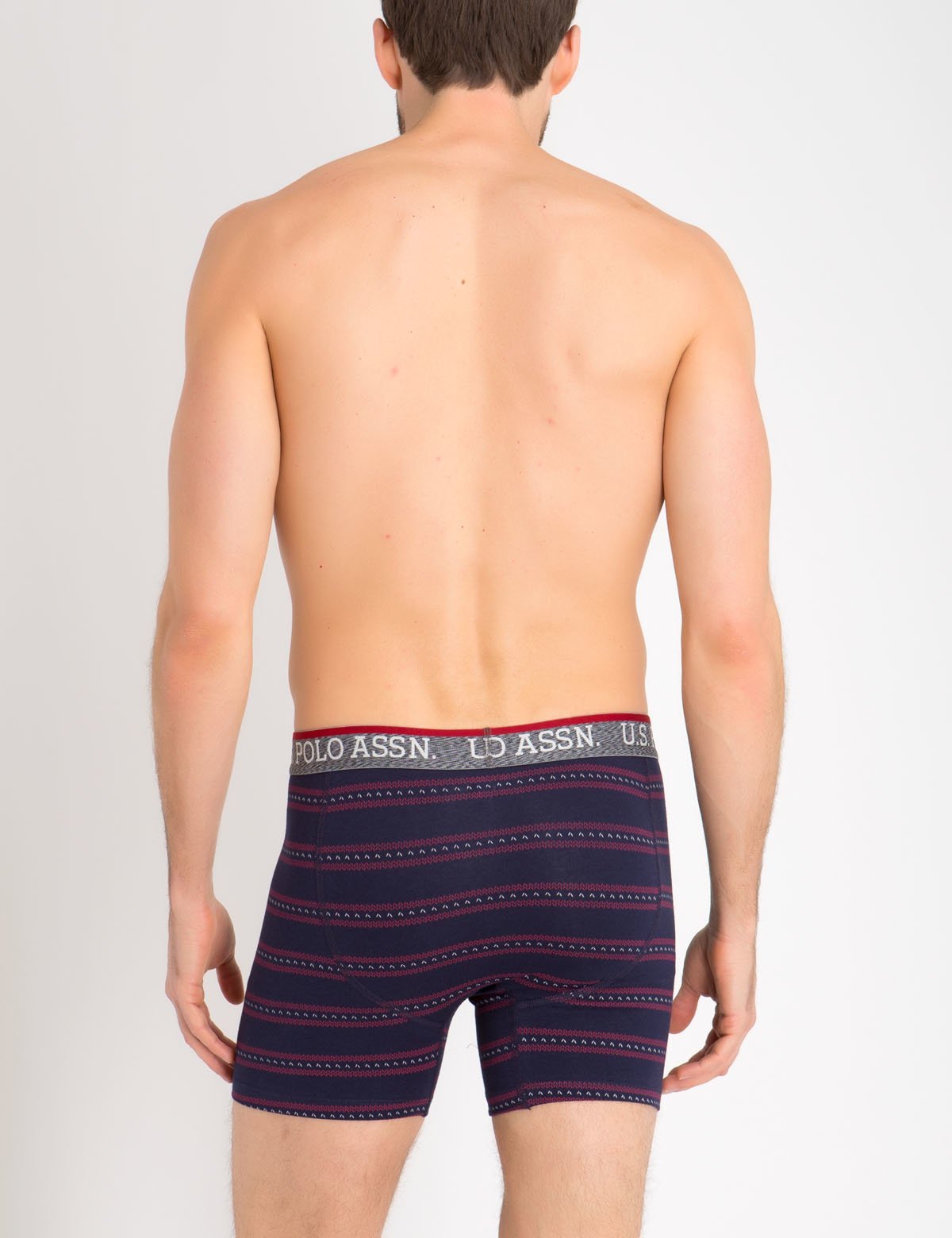 Men's Cotton Boxer Briefs 2-Pack with Elastic Waistband | U.S. Polo Assn.
