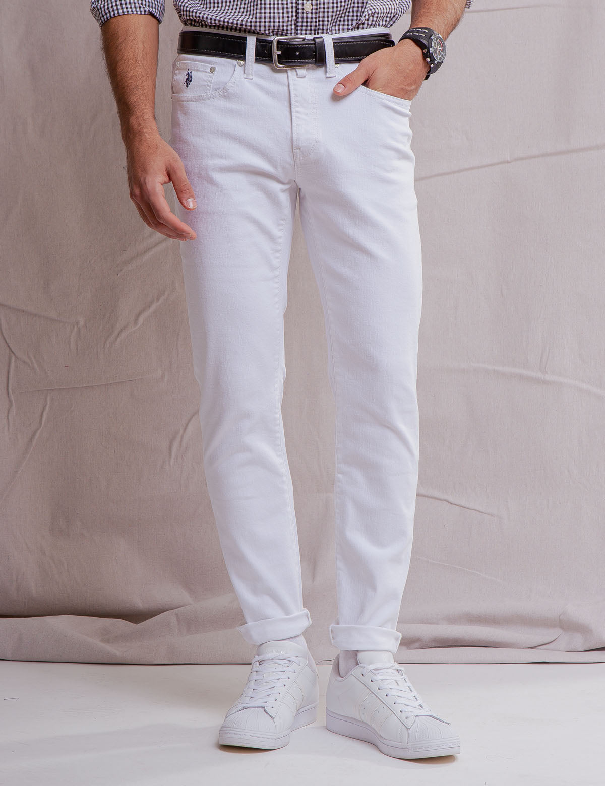 Slim Straight Fit Jeans for Men | 5 Pocket Classic Style