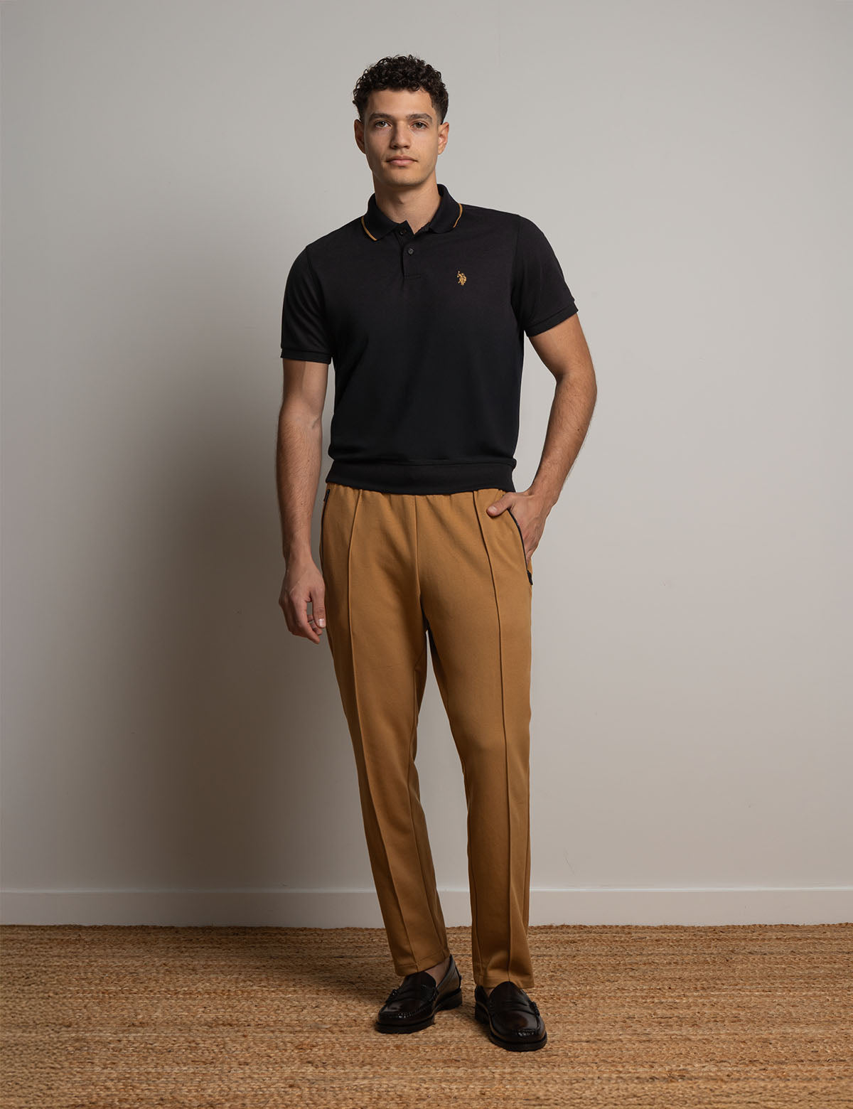 White Label Bonded Jogger Pants for Men | Comfortable Interlock Fabric