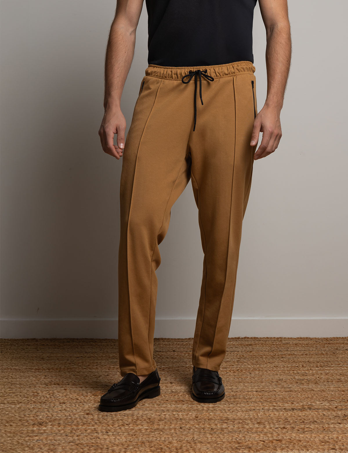 White Label Bonded Jogger Pants for Men | Comfortable Interlock Fabric