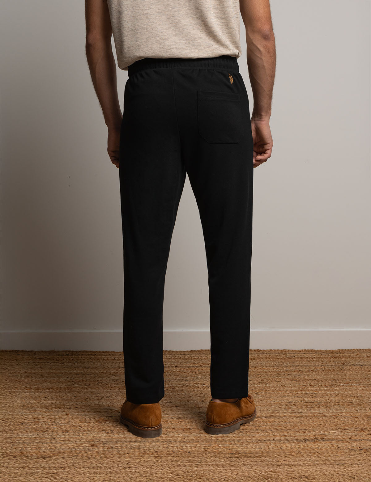 White Label Bonded Jogger Pants for Men | Comfortable Interlock Fabric