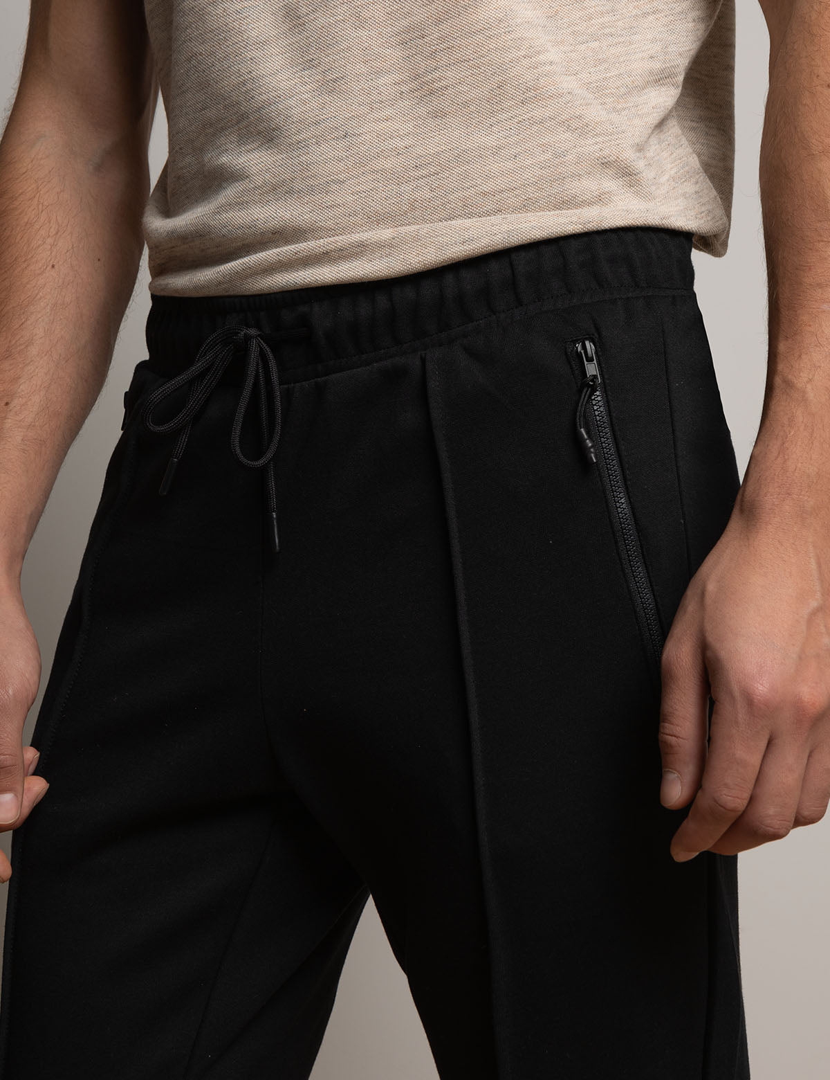 White Label Bonded Jogger Pants for Men | Comfortable Interlock Fabric