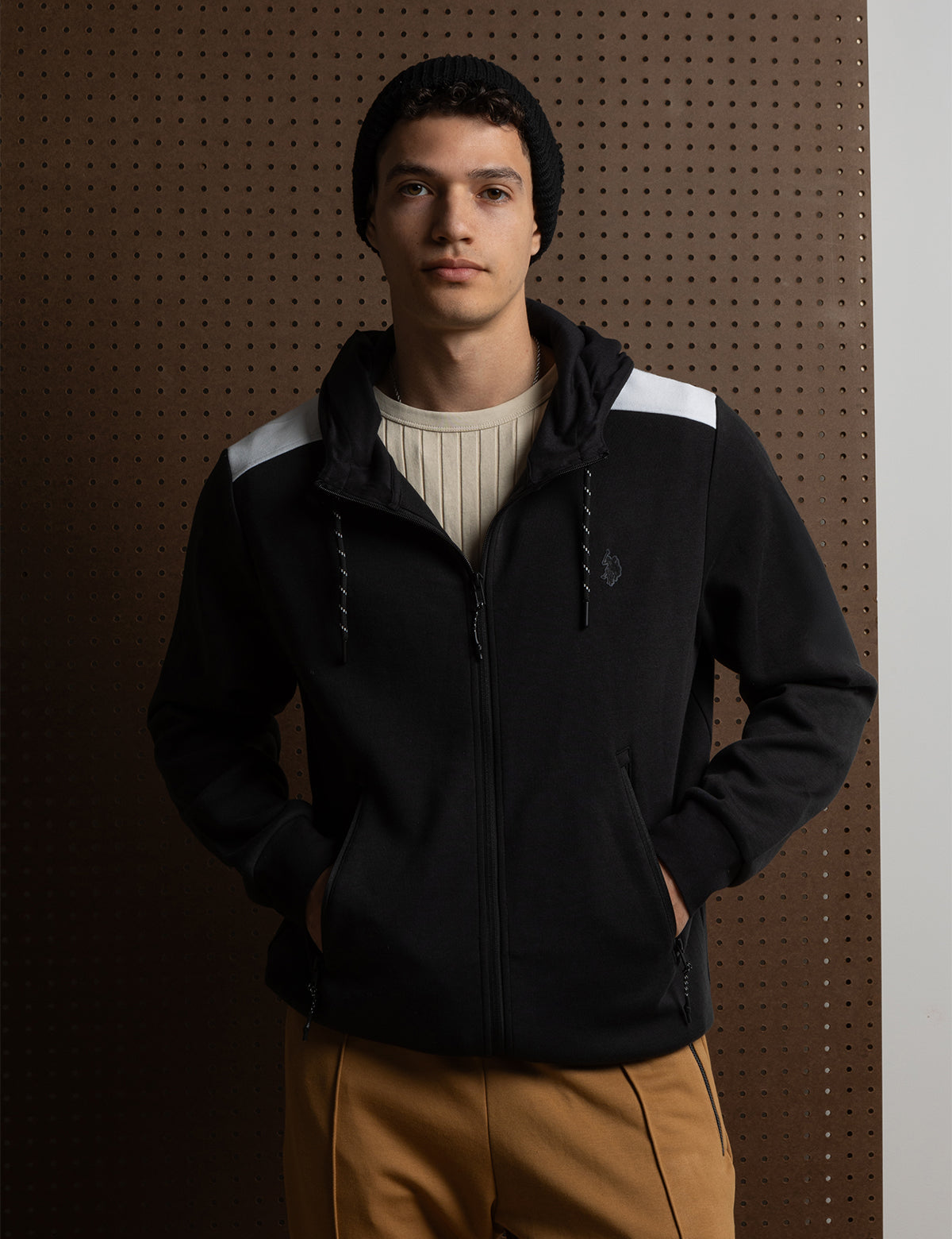 Bonded Interlock Zip Hoodie | White Label