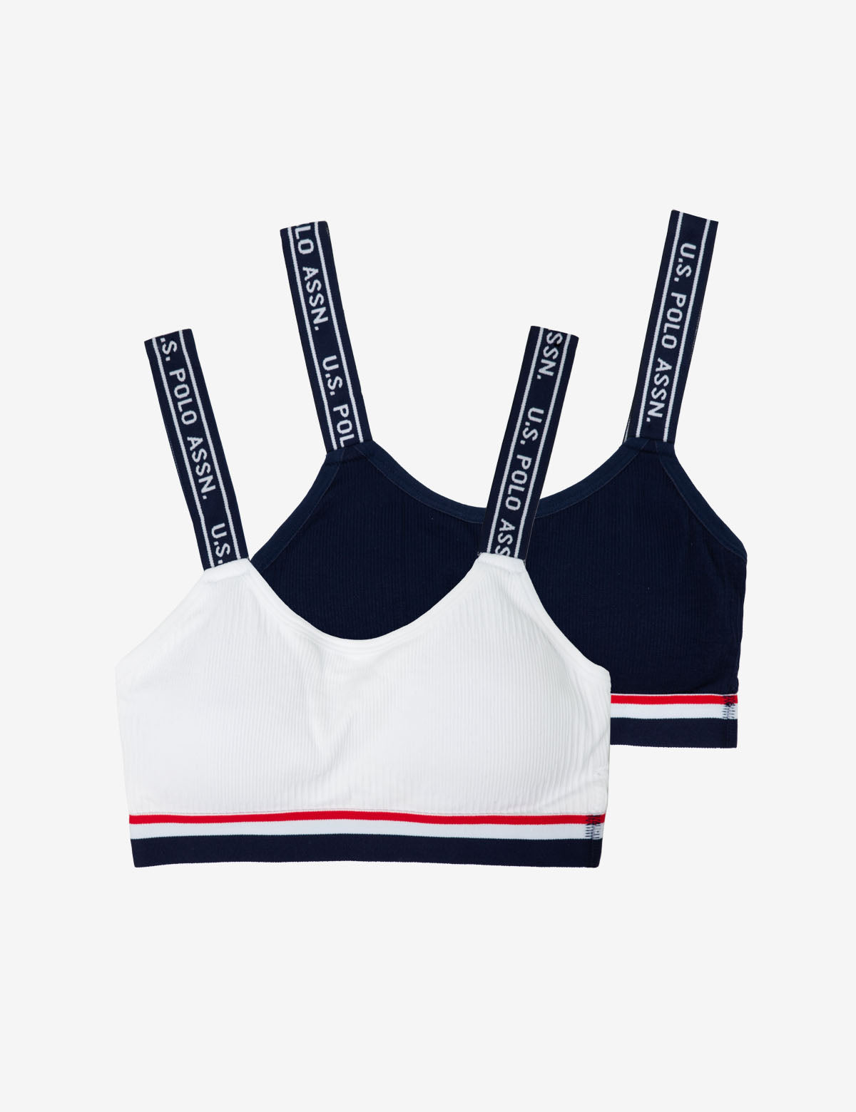 Ribbed Microfiber Bralettes 2-Pack | Soft Comfort & Support