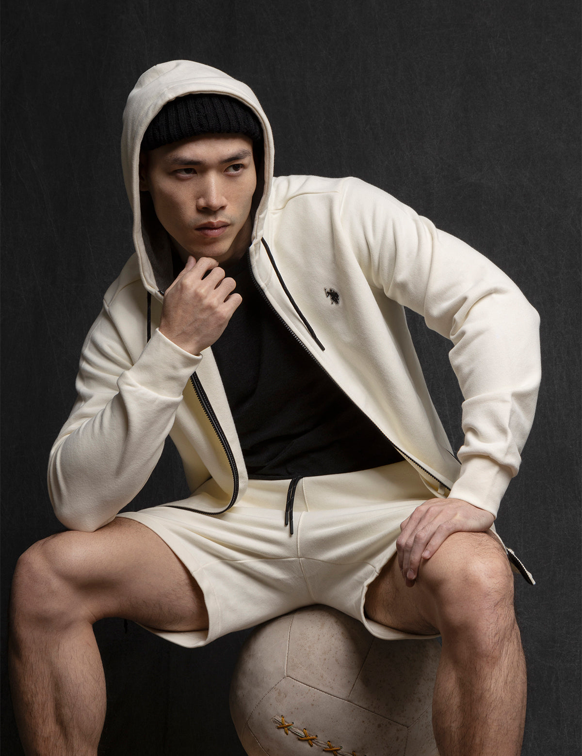 French Terry Full Zip Hoodie for Men & Women | White Label