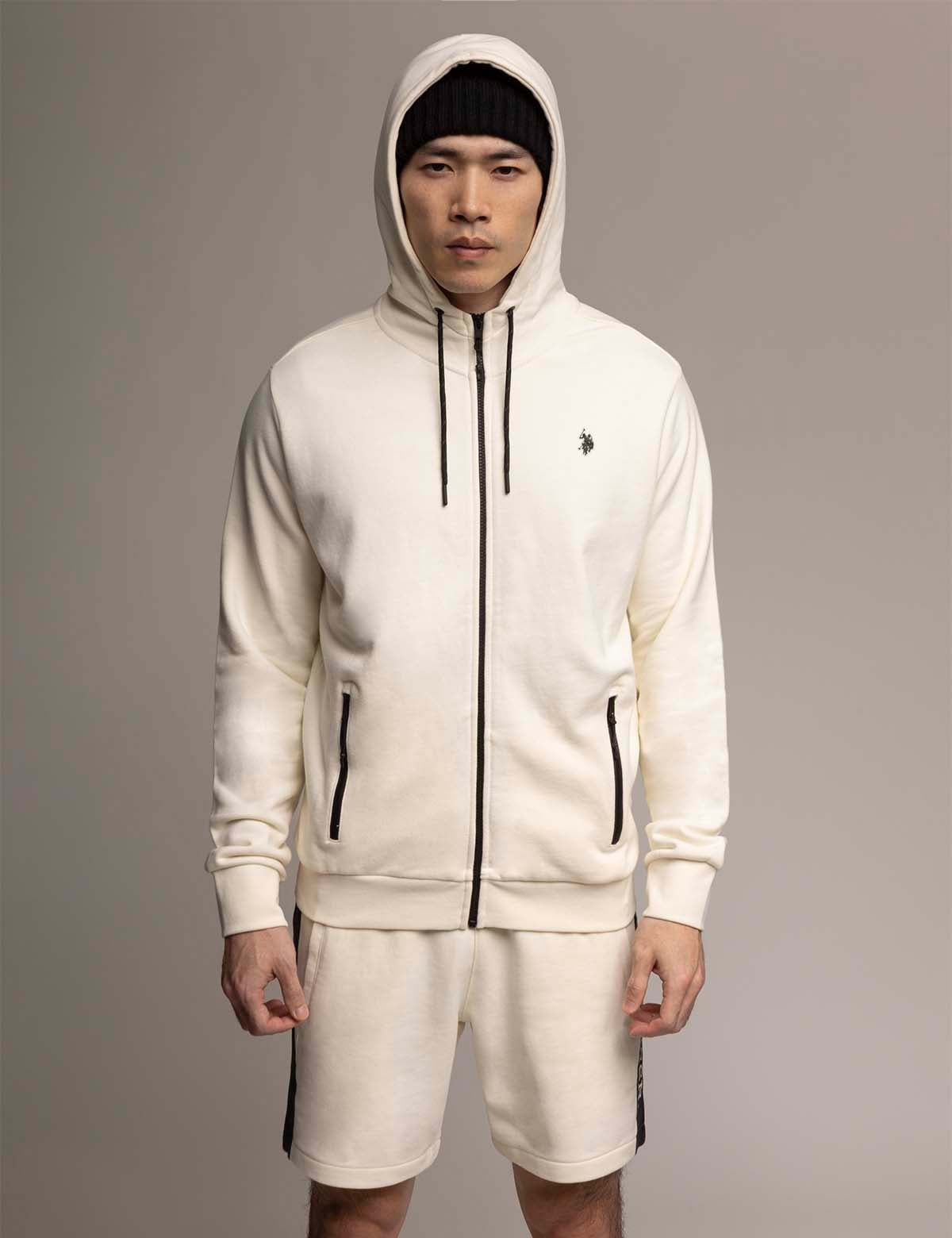 French Terry Full Zip Hoodie for Men & Women | White Label