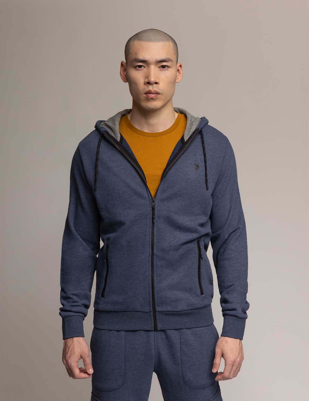 French Terry Full Zip Hoodie for Men & Women | White Label