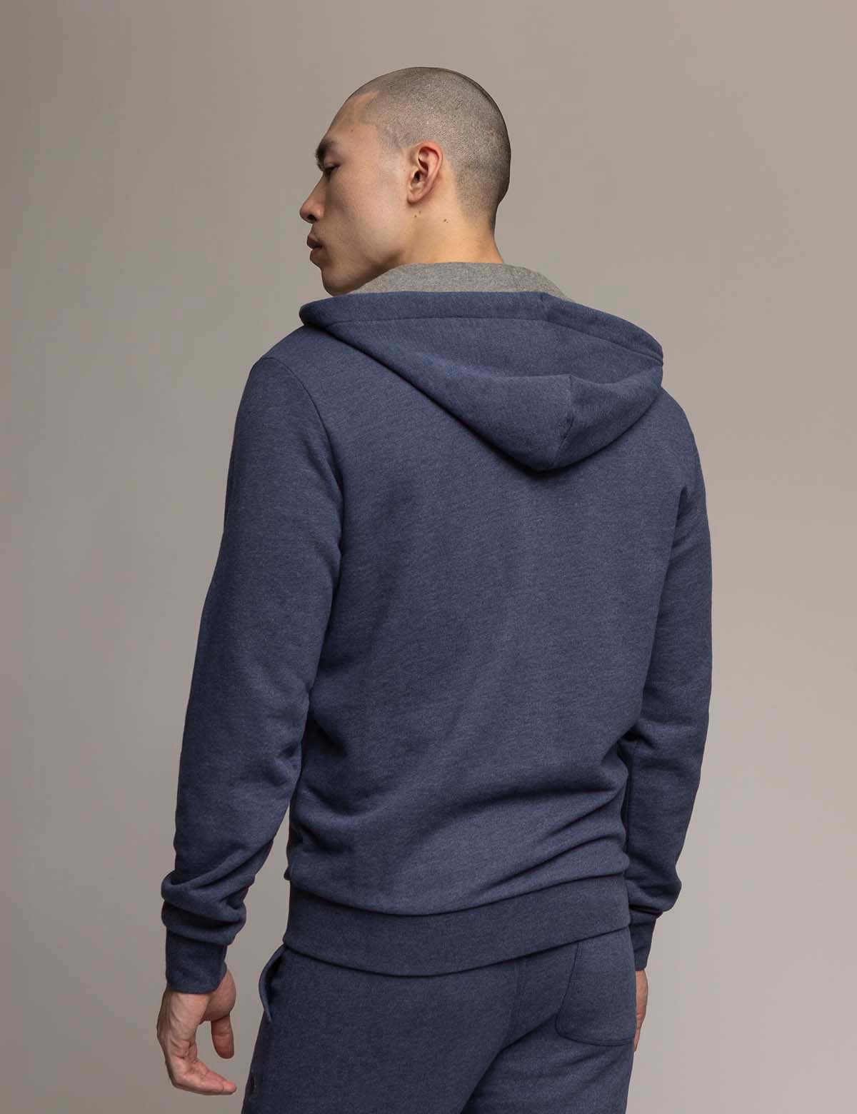 French Terry Full Zip Hoodie for Men & Women | White Label