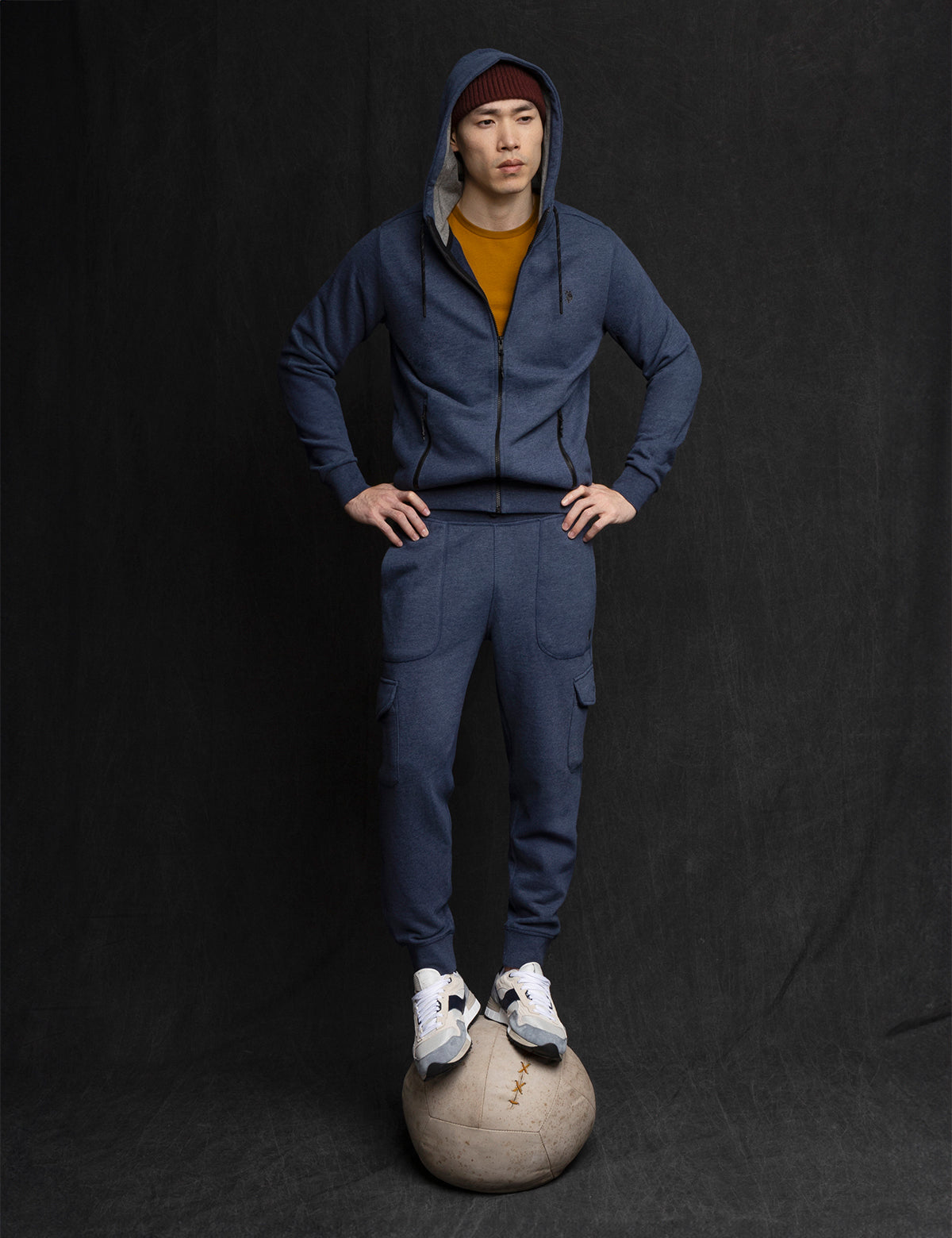 French Terry Full Zip Hoodie for Men & Women | White Label