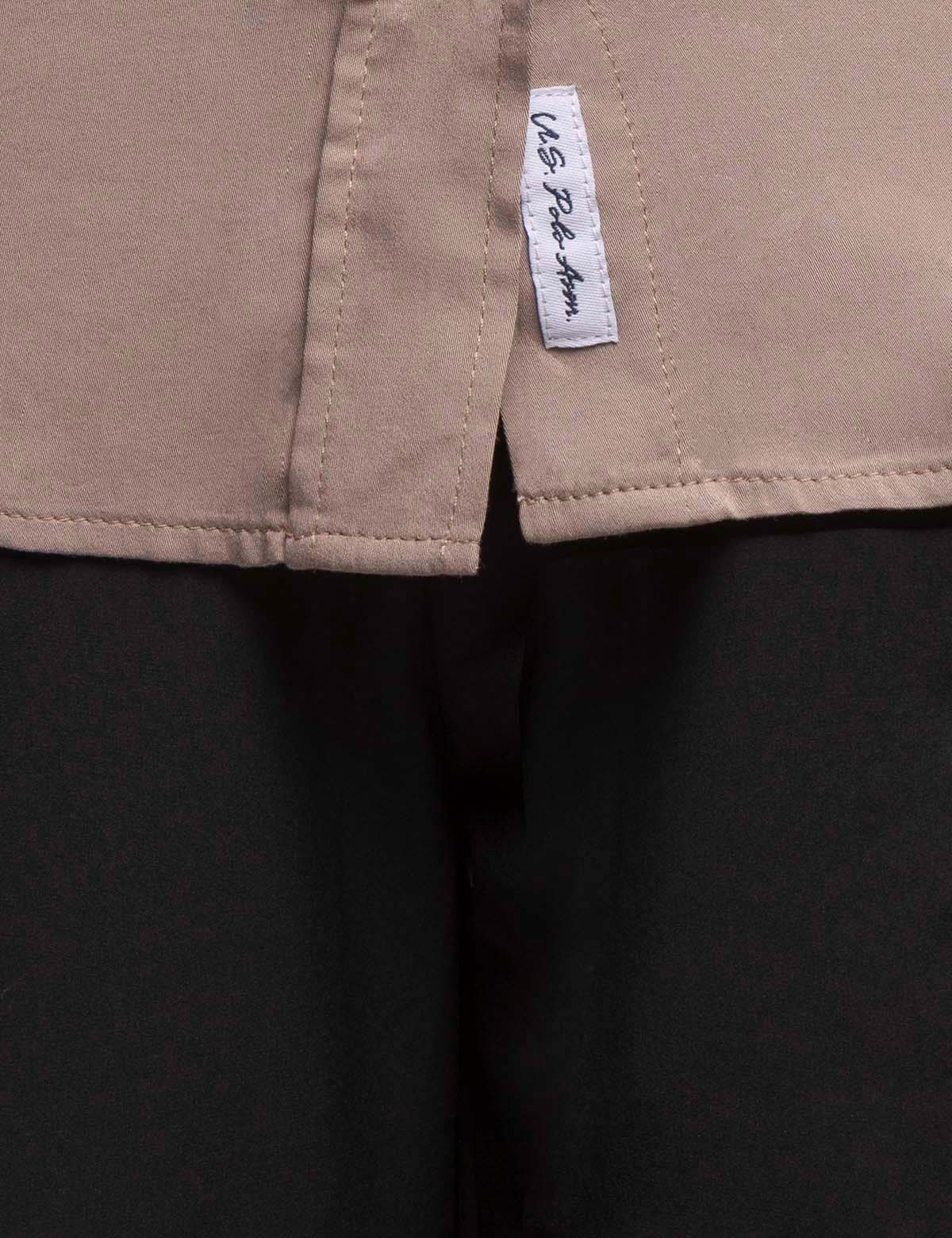 Silk Touch Long Sleeve Shirt with Ruching & Pearl Buttons | White Label